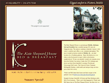 Tablet Screenshot of kateshepardhouse.com